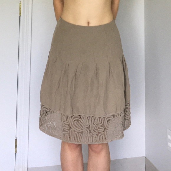 Moss Green Summer Skirt - Picture 3 of 7